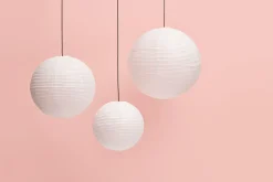 Online Hay - Paper Shade - Lampeskærm/Rispapir - Ø60 cm - Hvid