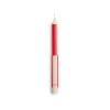 New Hay - Pattern Candle - Off-white with red block