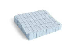 New Hay - Pattern Napkins - Light blue and blue grid - Lunch