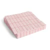 Online Hay - Pattern Napkins - Light pink and red grid - Dinner