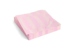 Online Hay - Pattern Napkins - Light pink and rose - Lunch