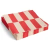 Online Hay - Pattern Napkins - Off-white and red - Lunch