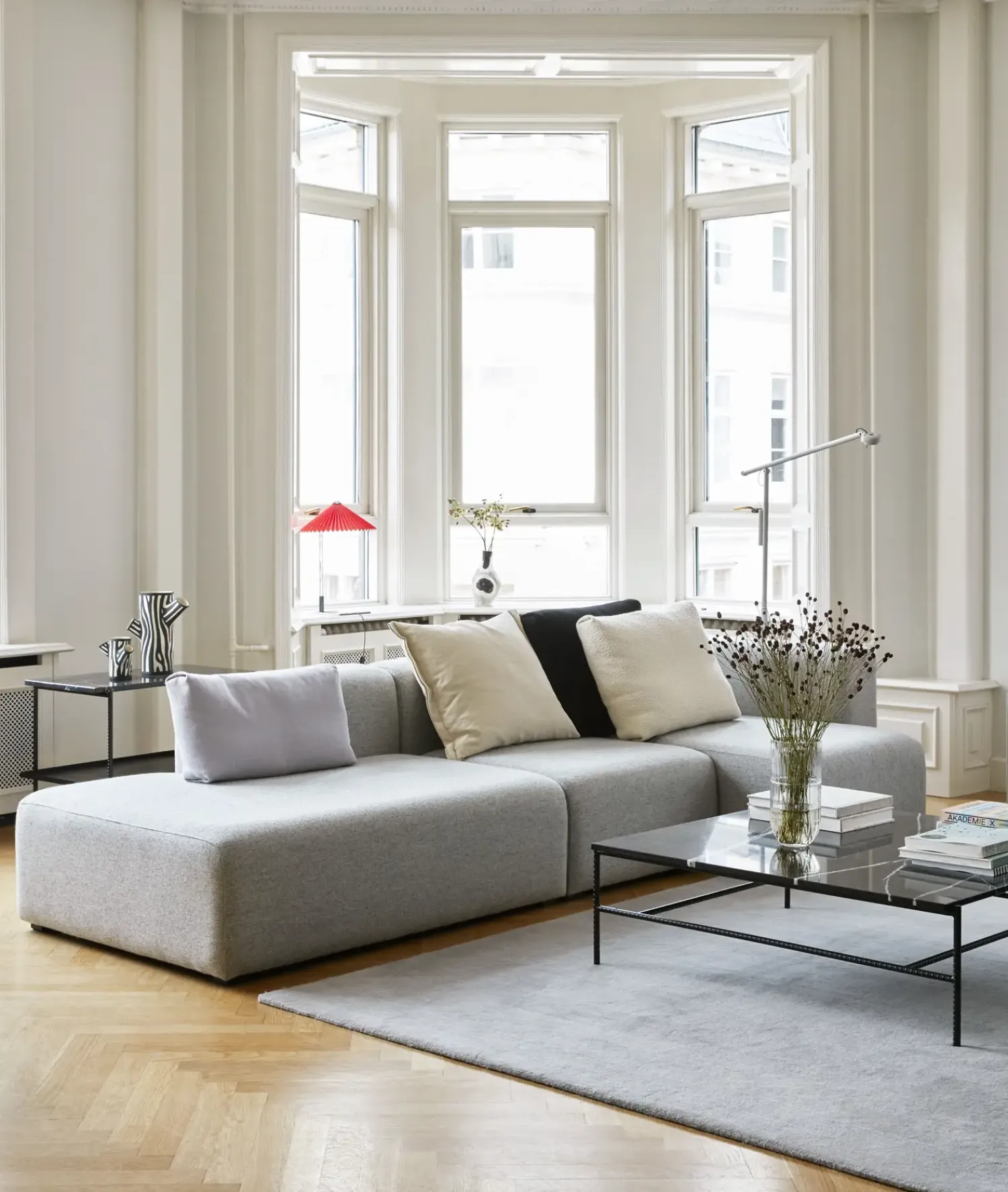 Hot Hay - Raw Rug No. 2 - Light Grey/Lysegrå - 200 x 300 cm