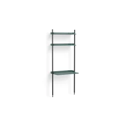 New Hay - Reol - Pier System 11 - 1 kolonne - Blå/Sort - 82 X 46,5 X 209 cm