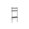 Hay - Reol - Pier System 11 - 1 kolonne - Sort - 82 X 46,5 X 209 cm