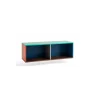 New Hay - Reol til Væg - Colour Cabinet - Multi favet - Medium, B120 X D39 X H39 cm