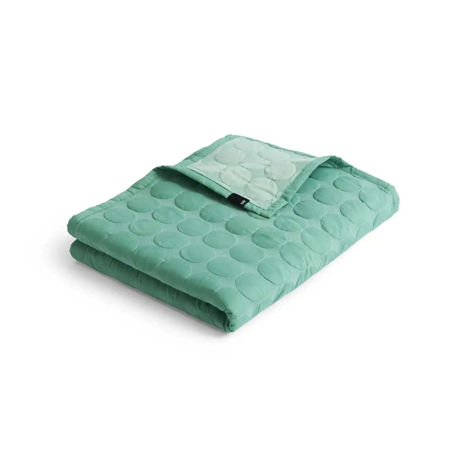 Outlet Hay - Sengetæppe - Mega Dot - Organic - Sea Green - 235x245
