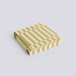 Clearance Hay - Servietter - Lunch - 20 stk. 33x33 cm - Sand/Cream Striber