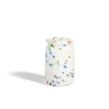 New Hay - Splash Vase - Roll Neck, M - White dot