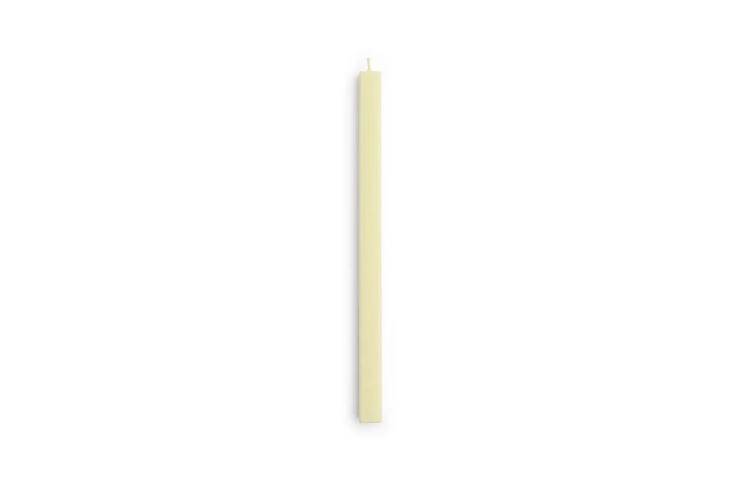 Discount Hay - Square Candle - Lime white