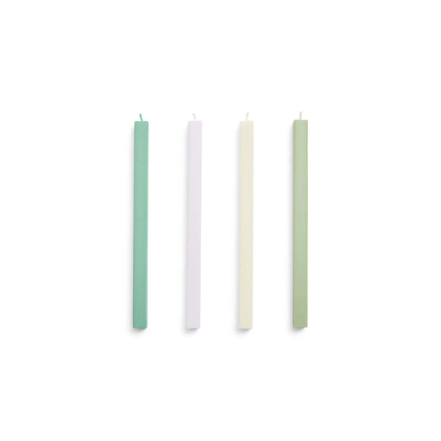 New Hay - Stearinlys - Square - Sæt med 4 stk. - Pastel