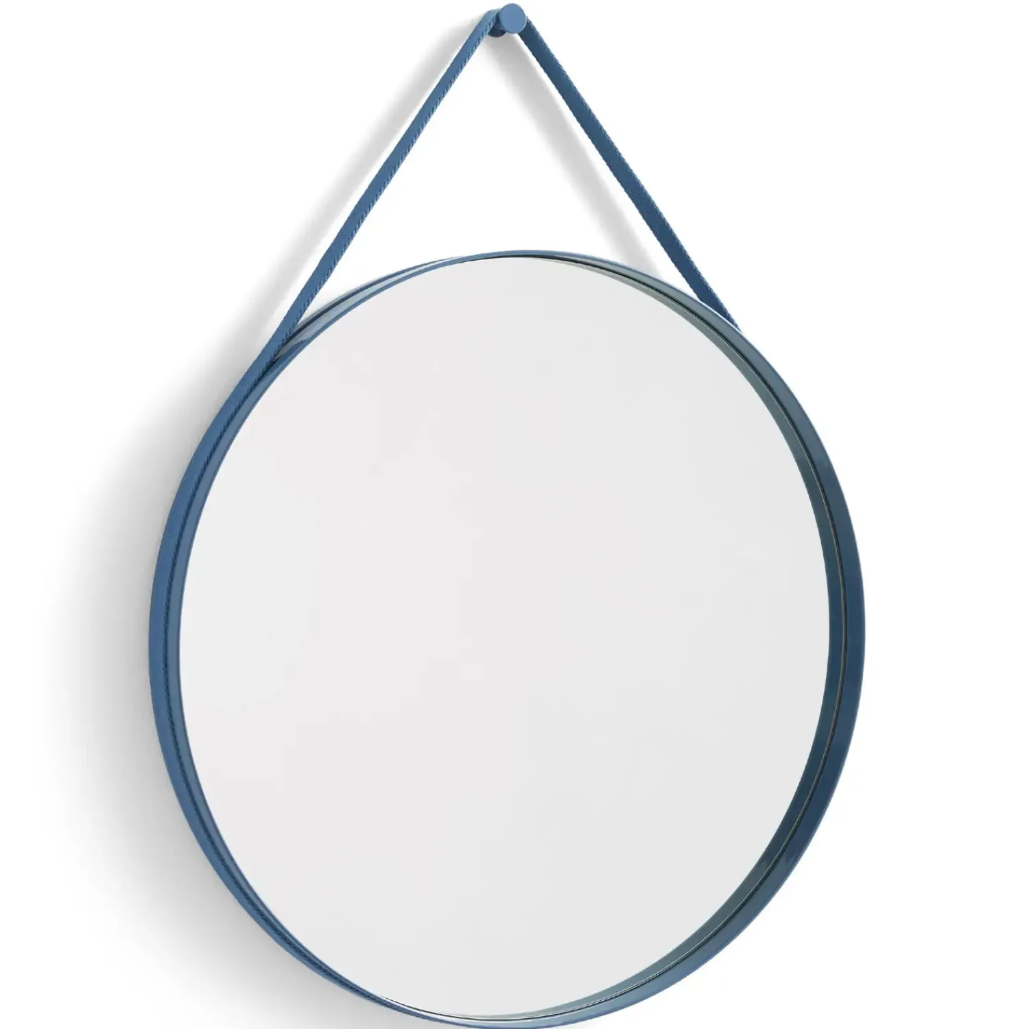 Hot Hay - "Strap Mirror" Spejl Ø70 cm - Blå