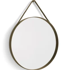 Clearance Hay - "Strap Mirror" Spejl Ø70 cm - Brun