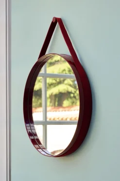 Clearance Hay - "Strap Mirror" Spejl Ø70 cm - Brun