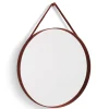 Hot Hay - "Strap Mirror" Spejl Ø70 cm - Rød