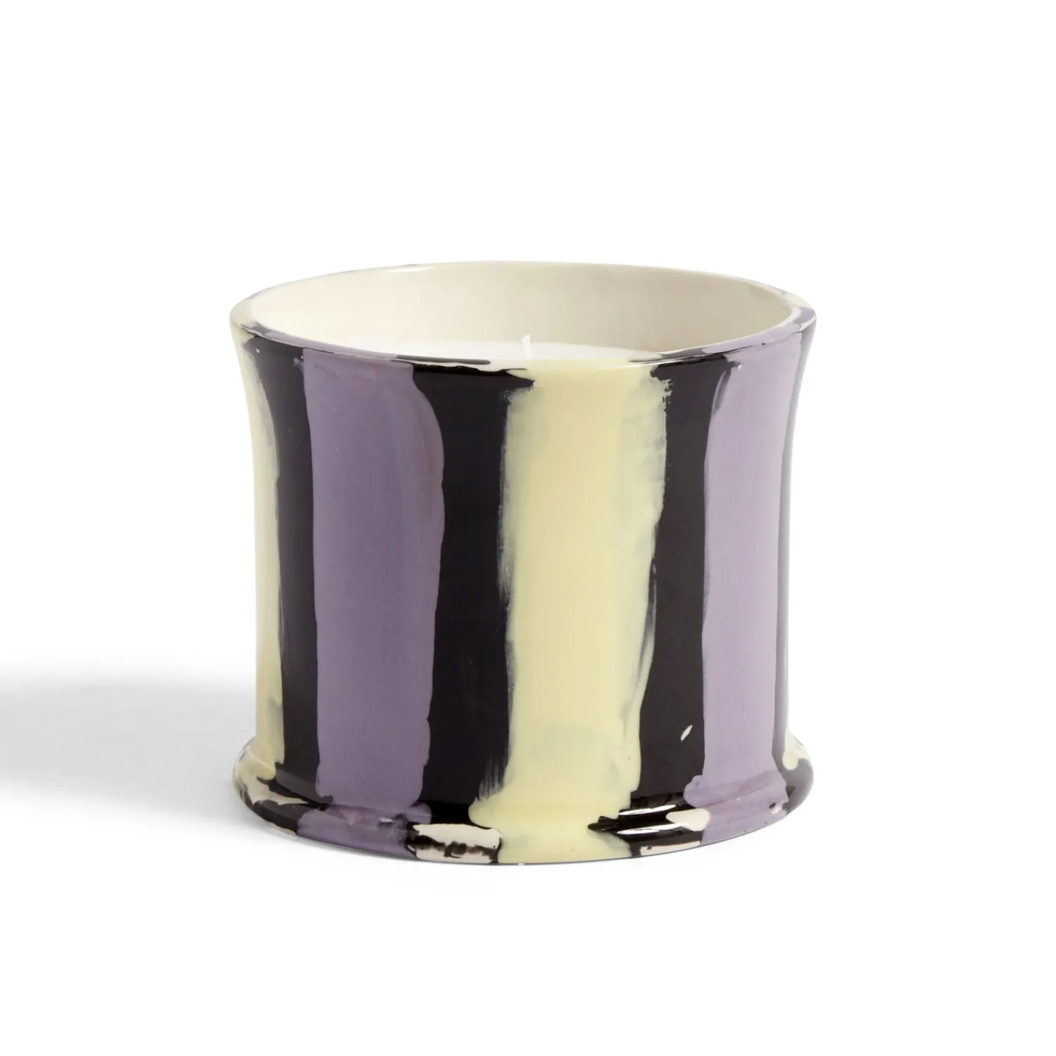 Sale Hay - Stripe Scented Candle, Fig Leaf