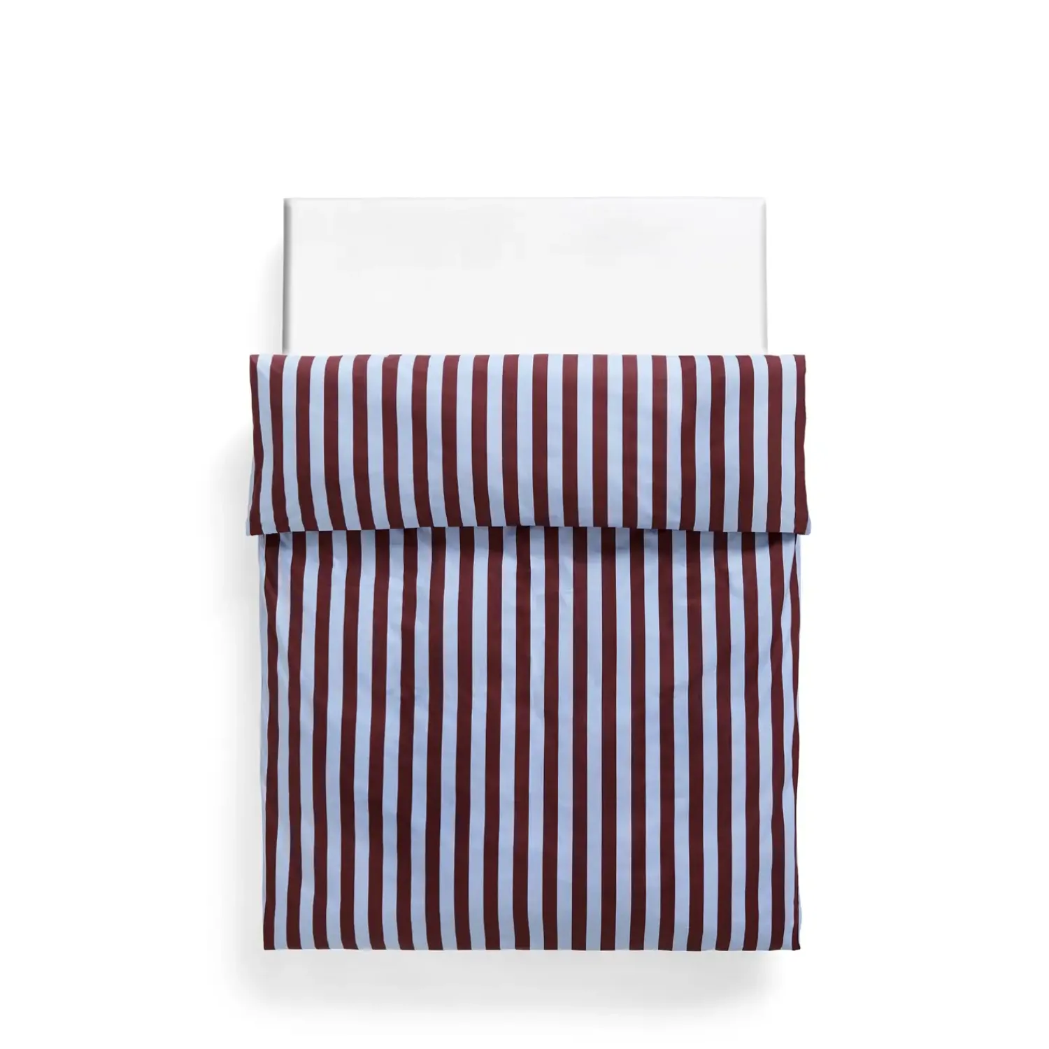 Best Hay - Été Bed Linen - Dynebetræk - bordeaux og sky blue (140 x 200 cm)