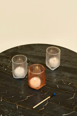 Clearance Hay - Tela Votive Fyrfadsstager - Nude - Sæt af 2