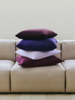 New Hay - Texture Cushion Cover - 50 x 50 - Burgundy
