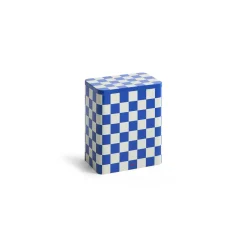 Online Hay - Tin Container - Large - Blue/Off-White