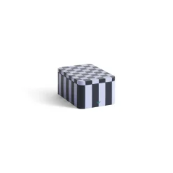 New Hay - Tin Container - Small - Dark Blue/Lavender