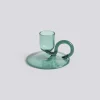 Hot Hay - Tiny Candleholder - Curved - Aqua