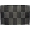 Hay - Tæppe Check Rug - Black L/ Sort - 200 x 300 cm