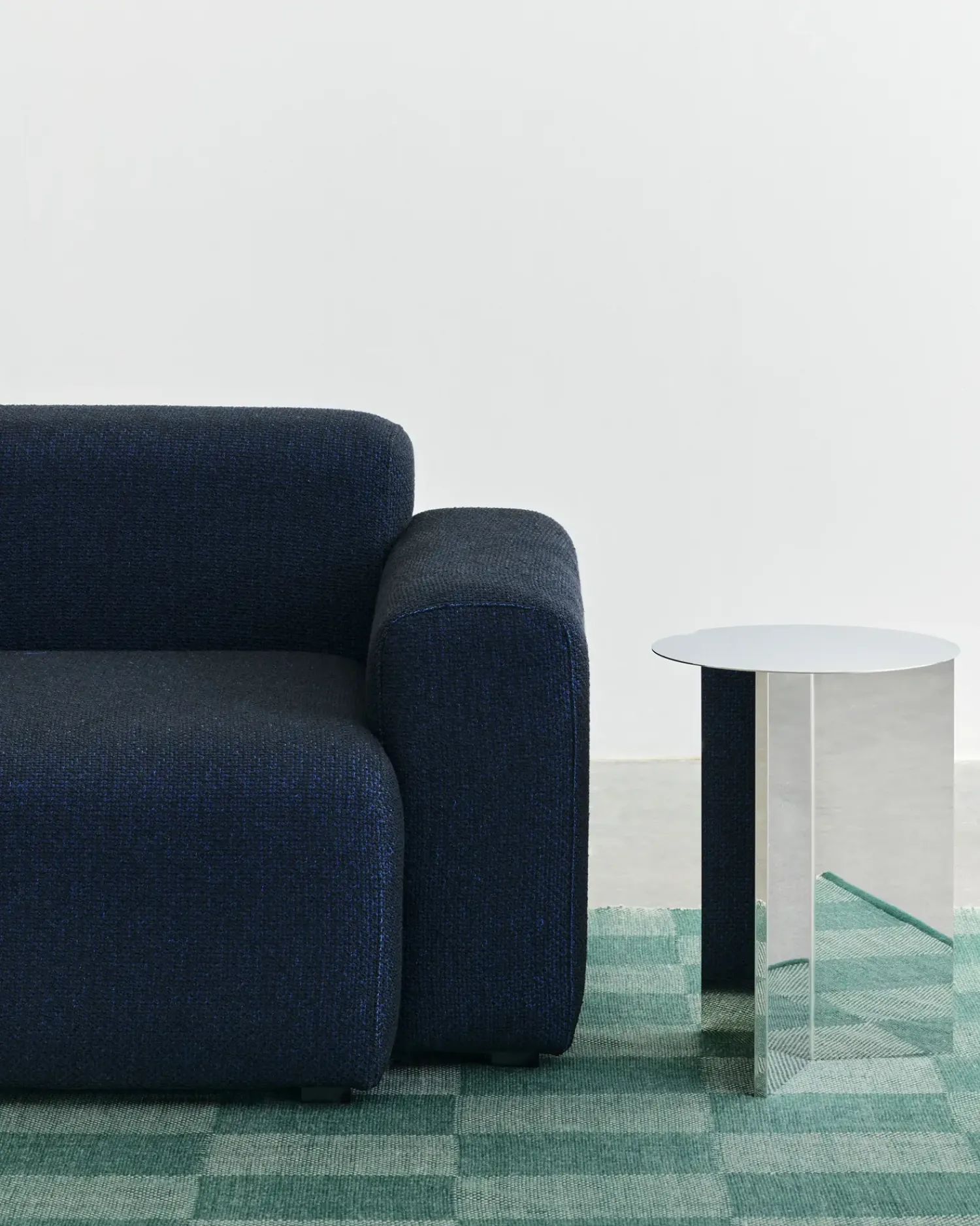 Clearance Hay - Tæppe Check Rug - Green/Grøn - 140 x 200 cm