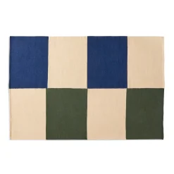Outlet Hay - Tæppe - Ethan cook flat works - peach green check - str. 200 x 300 cm