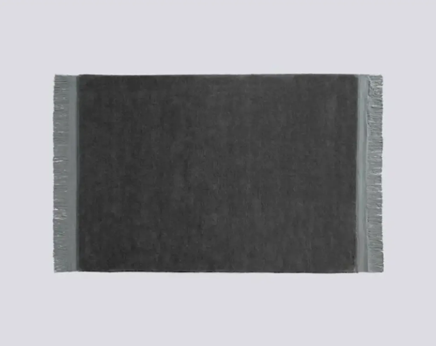 Outlet Wrong for HAY HAY tæppe - Raw Rug 140 x 200 i antracit,