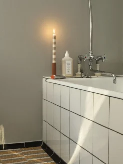 Sale Hay - Tube Candleholder M, Peach