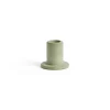 Discount Hay - Tube Candleholder S - Concrete - Dusty Green