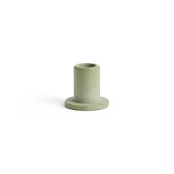 Discount Hay - Tube Candleholder S - Concrete - Dusty Green