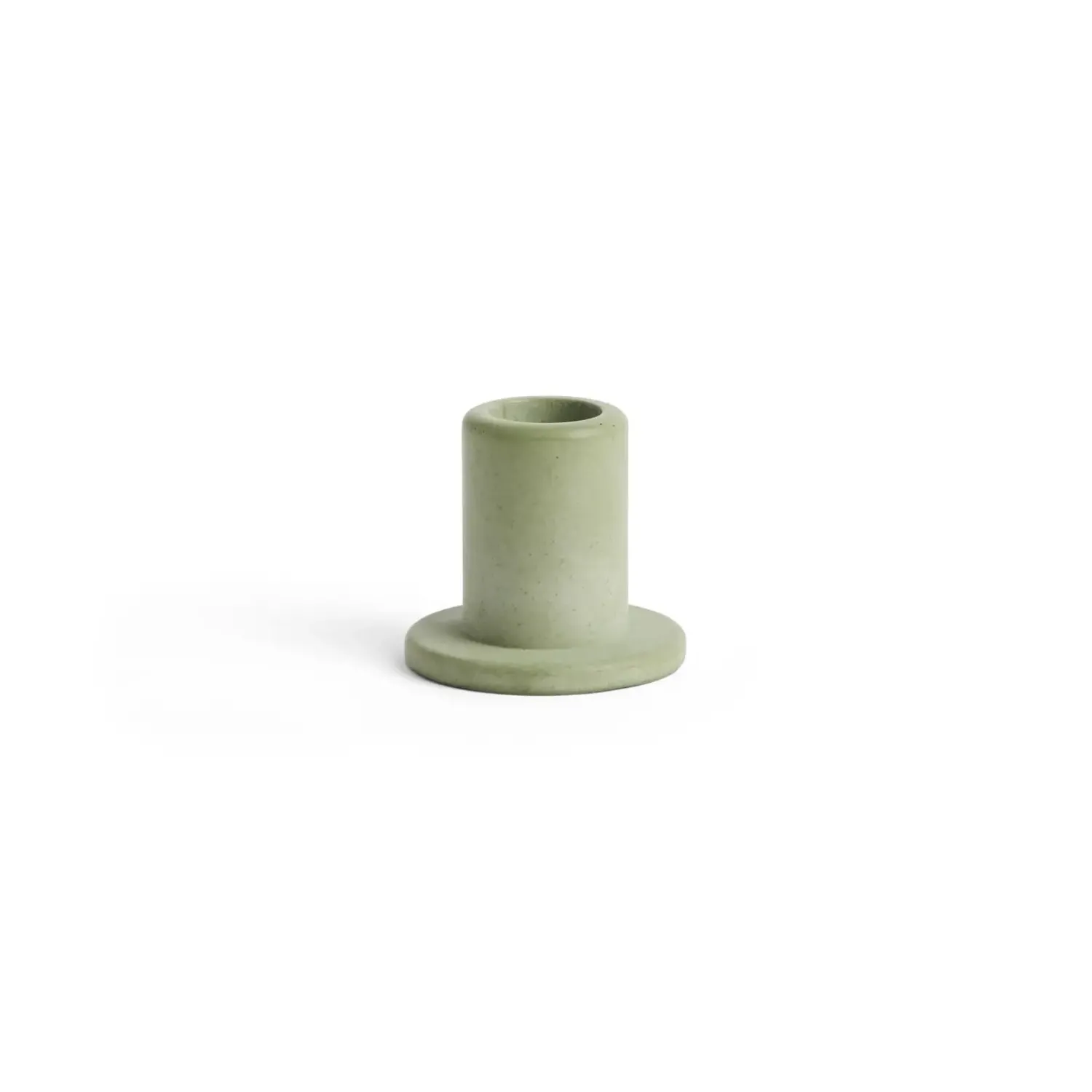 Discount Hay - Tube Candleholder S - Concrete - Dusty Green