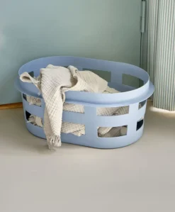 New Hay - Vasketøjskurv - Laundry Basket - Small - Soft Blue