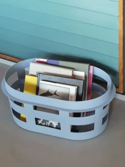 New Hay - Vasketøjskurv - Laundry Basket - Small - Soft Blue