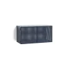 Discount Hay - Vægskab - Perforated Cabinet Wall - Small - Steel Blue - H45 x B89 x D40