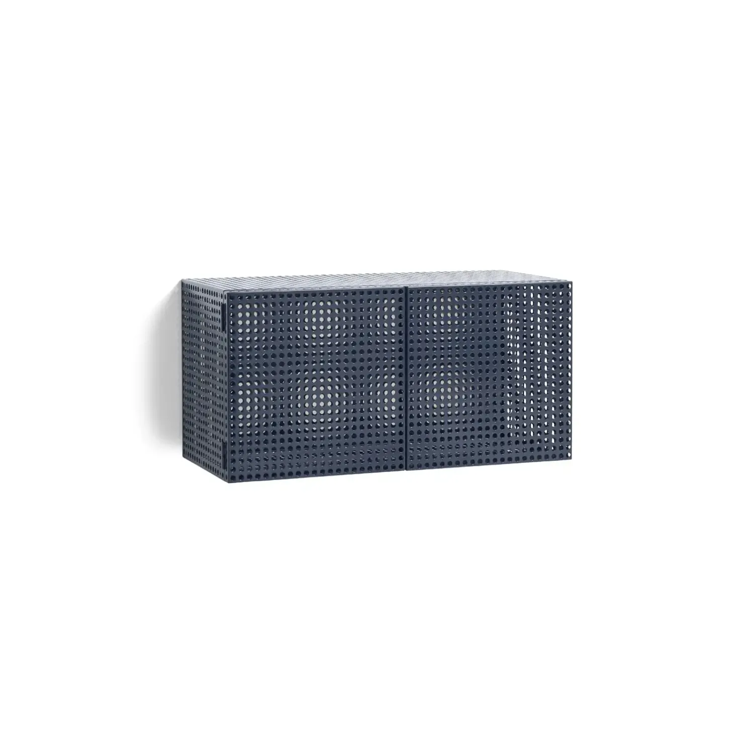 Discount Hay - Vægskab - Perforated Cabinet Wall - Small - Steel Blue - H45 x B89 x D40
