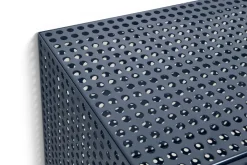 Discount Hay - Vægskab - Perforated Cabinet Wall - Small - Steel Blue - H45 x B89 x D40
