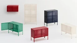 Hay - Vægskab - Perforated Cabinet Wall - Small - Wine Red - H45 x B89 x D40