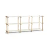 New Hay - Woody Reol Shelving 2.0 Low - Hvid/Eg - 9 hylder