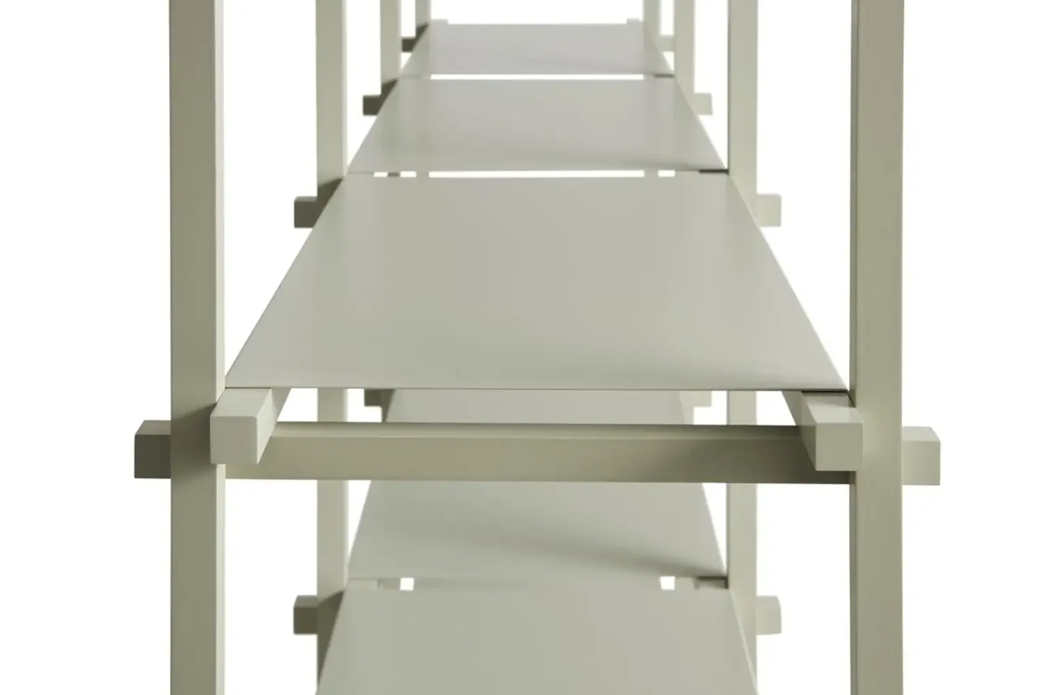 Hay - Woody Shelving 2.0 Column High - Grå - 6 hylder