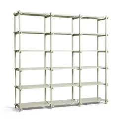 Outlet Hay - Woody Shelving 2.0 Column High - Grå - 18 hylder