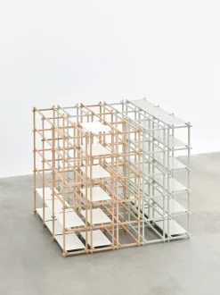Outlet Hay - Woody Shelving 2.0 Column High - Grå - 18 hylder