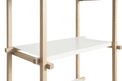 New Hay - Woody Shelving 2.0 Column High - Hvid/Eg - 6 hylder