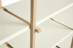 New Hay - Woody Shelving 2.0 Column High - Hvid/Eg - 6 hylder