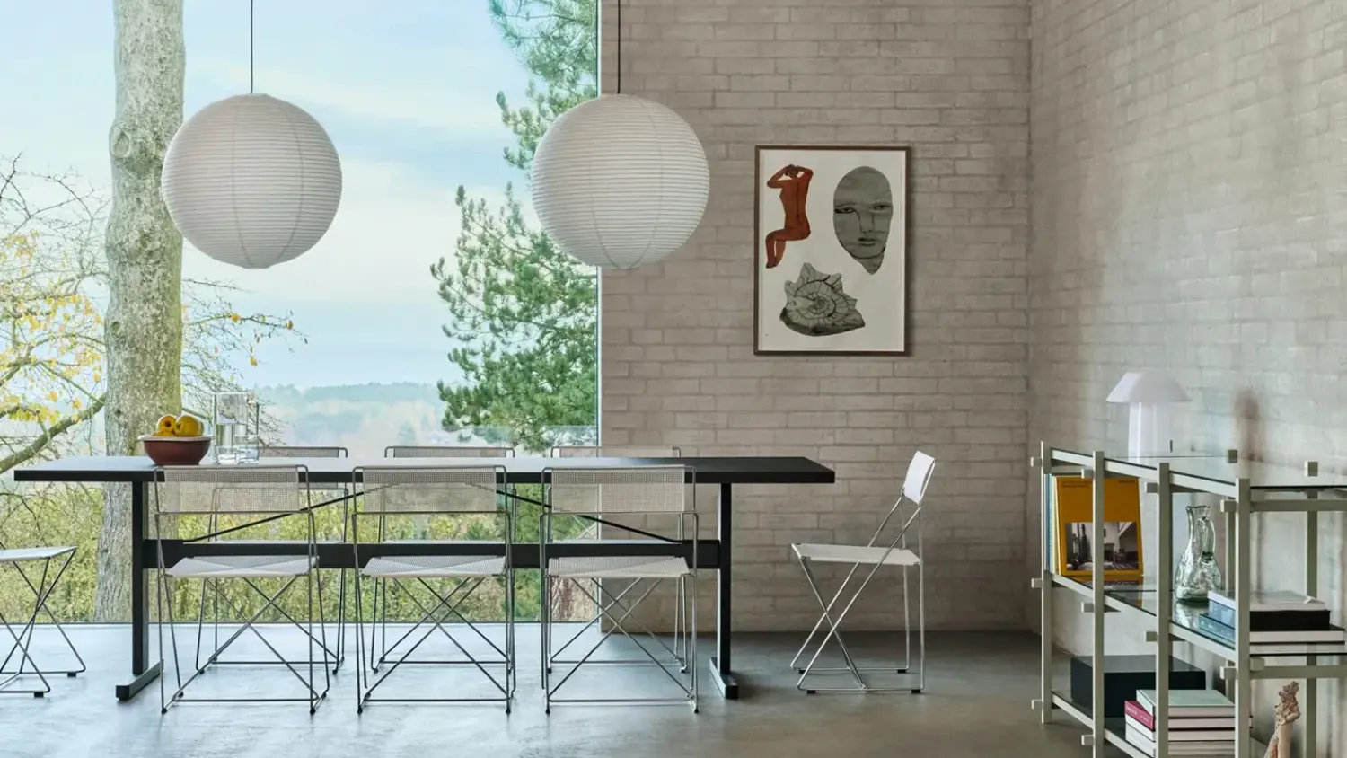 Online Hay - Woody Shelving 2.0 Column Low - Klar Glas/Eg - 9 hylder