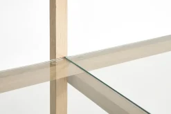Discount Hay - Woody Shelving 2.0 Column Low - Eg/glas - 3 glashylder