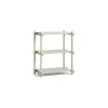 Best Hay - Woody Shelving 2.0 Column Low - Grå/Bøg - 3 hylder