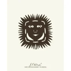 Discount H. C. Andersen Original - "Solhoved" Plakat i ramme - 40x50